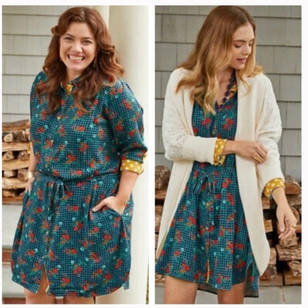 Matilda Jane Choose Your Own Path Fa La La Dress NWT small
